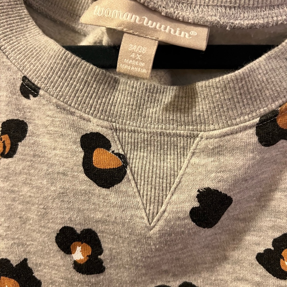 Leopard Print Sweatshirt